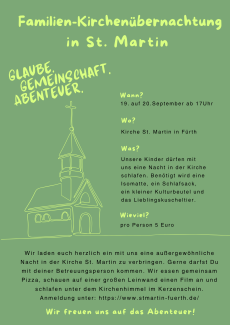 Übernachten in der Kirche