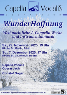 Plakat Weihnachtskonzert
