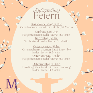 Plakat mit allen Terminen